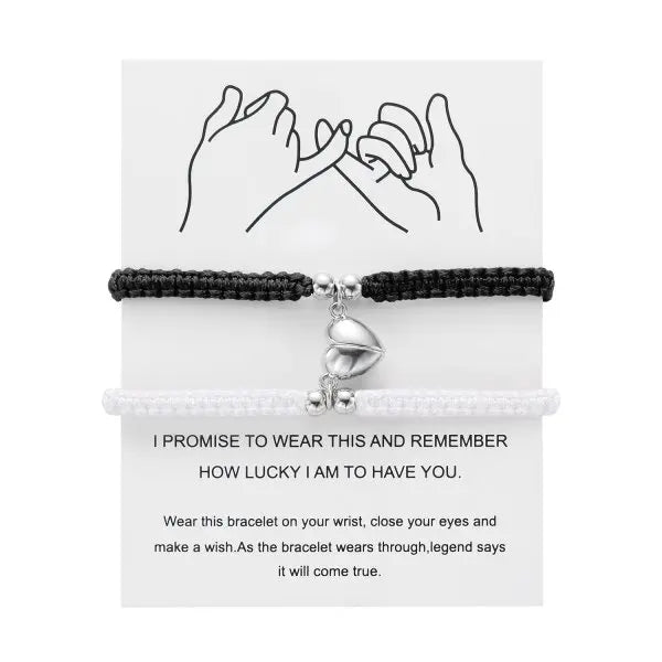 Pulseras para Parejas de Amigos Gourmette Románticas