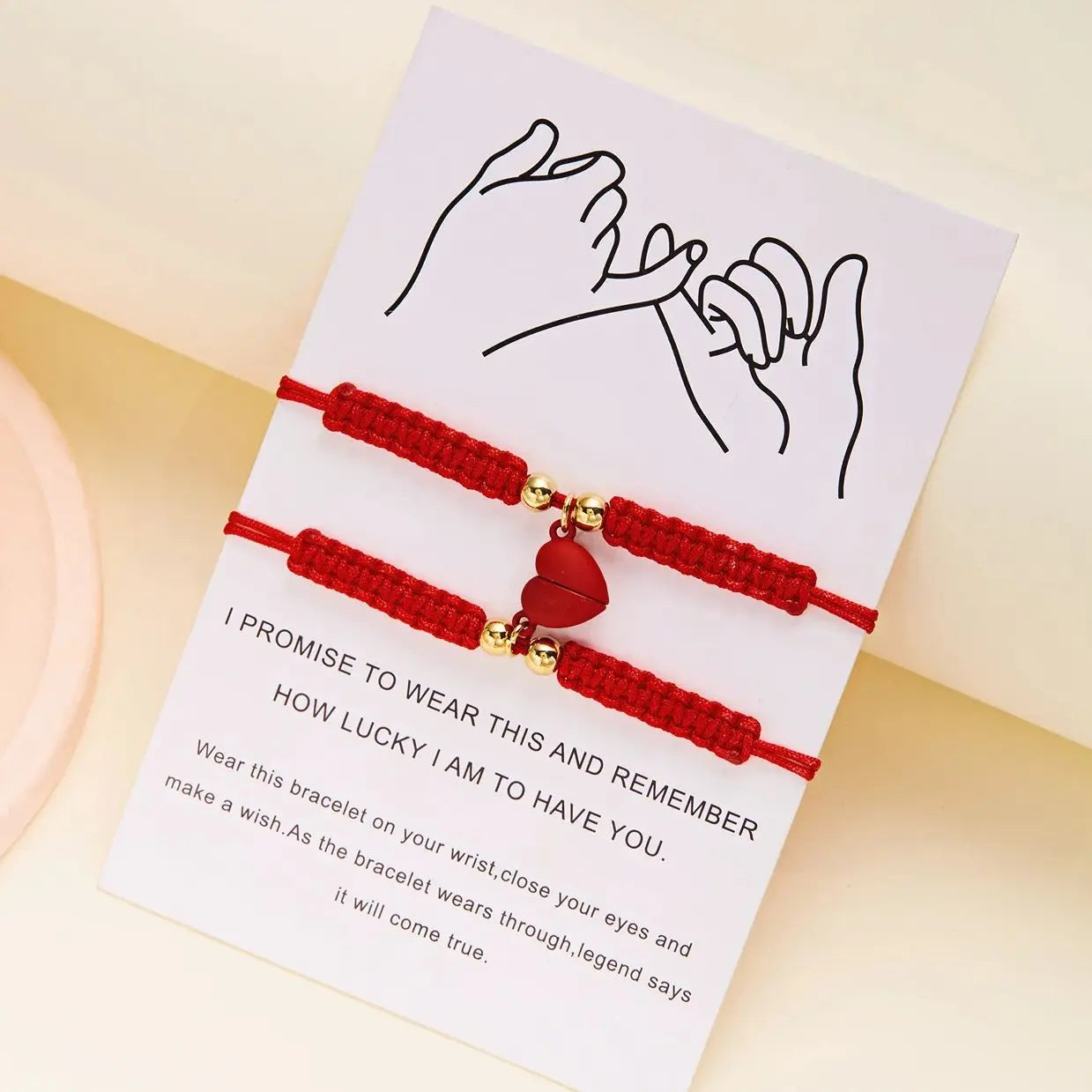 Pulseras para Parejas de Amigos Gourmette Románticas