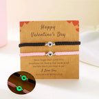 Pulseras para Parejas de Amigos Gourmette Románticas