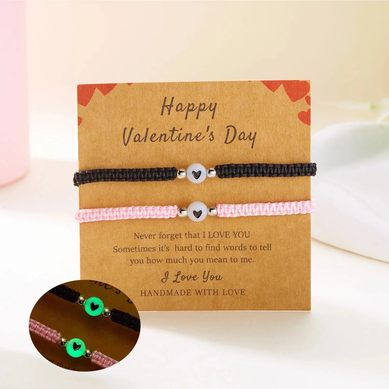 Pulseras para Parejas de Amigos Gourmette Románticas