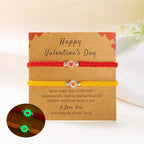 Pulseras para Parejas de Amigos Gourmette Románticas