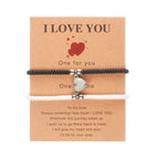 Pulseras para Parejas de Amigos Gourmette Románticas