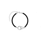Pulseras para Parejas Románticas de Esclava con Anillos para hombre