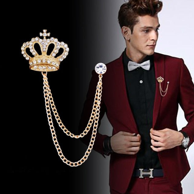 Broche de Traje Corona