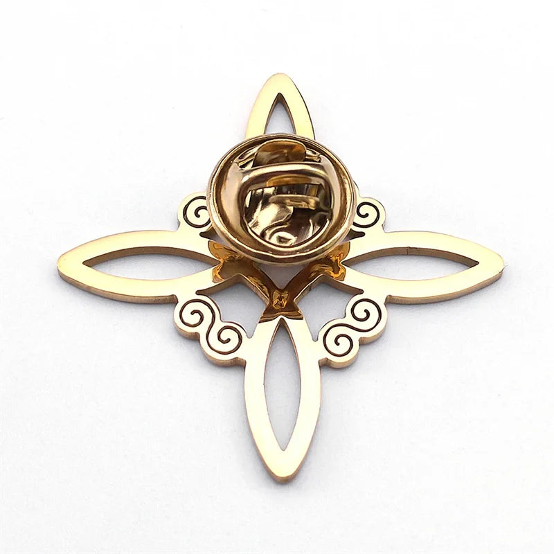 Broche de Protección Nudo de Bruja Wicca