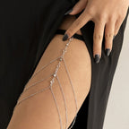 Cadena de muslo Oro & Plata para Mujer plata