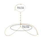 Cadena de Escote para Mujer Collar de Perlas