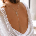 Cadena de Dos Collar Adorno Dorsal Mujer Luna