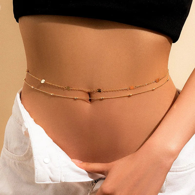 Cinturón de Cadera - Joya para Cintura y Vientre Mujer oro