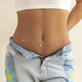 Cadena de Cadera para Mujer Estrella - Joya para Cintura y Abdomen
