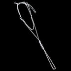 Cadena de Tobillo Oro y Plata para Mujer plata