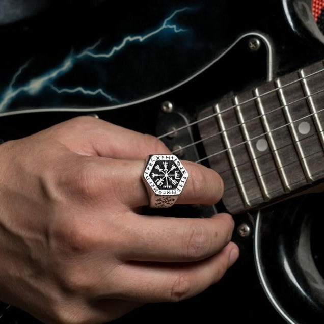 Chevalièr Viking Anillo de Plata para Hombre