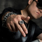 Chevalièr Viking Anillo de Plata para Hombre