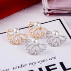 Aretes de Flor de Loto para Mujer
