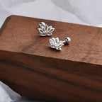 Aretes para Mujer Pendientes Flor de Loto