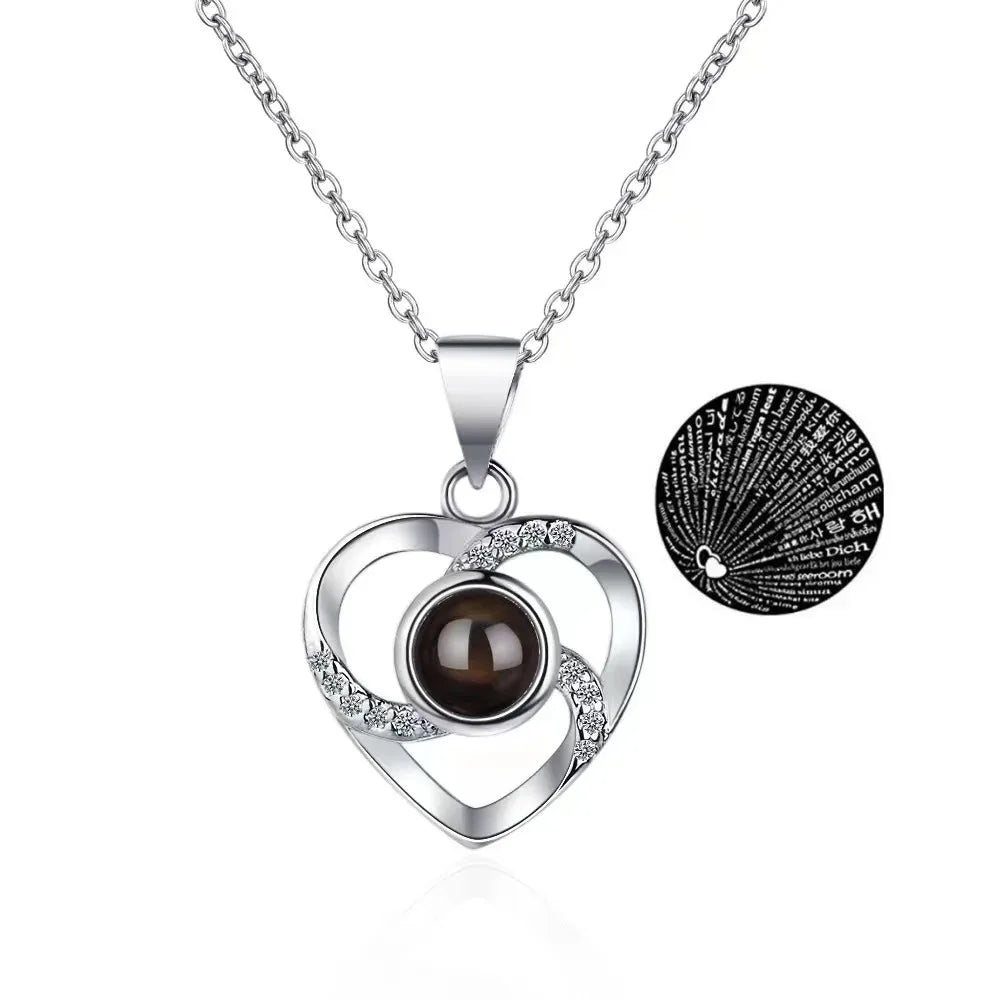 Cofre Amor Eterno con Rosa y Collar