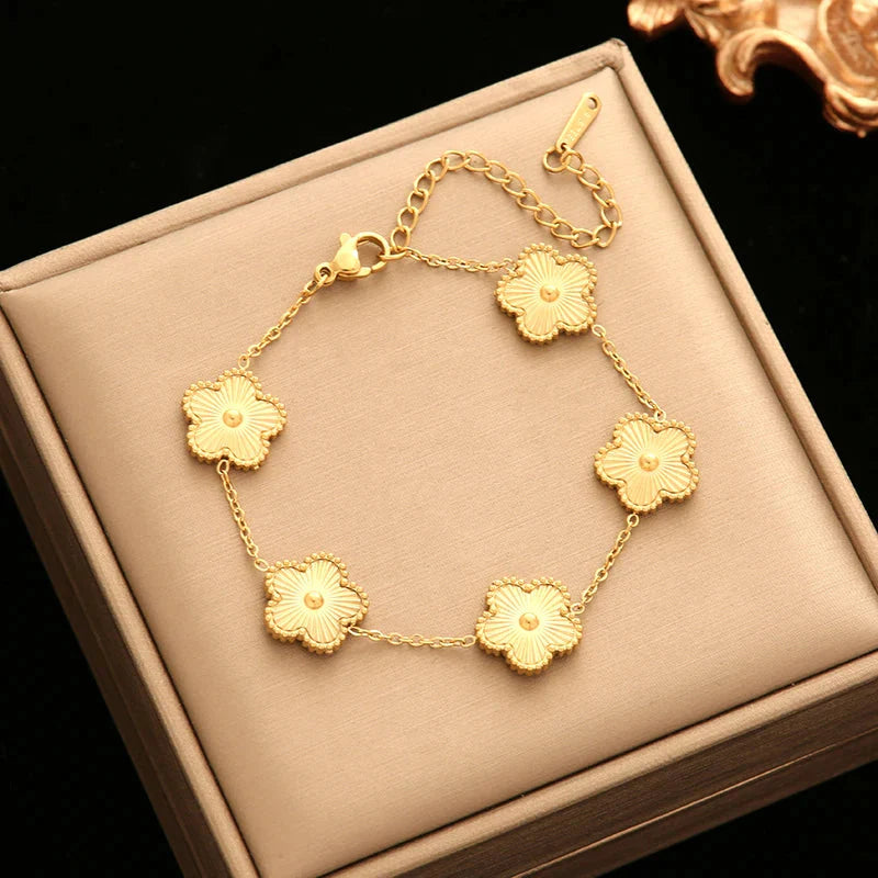 Estuche de 3 Joyas Margaritas Oro