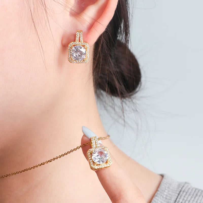 Conjunto de 3 Joyas con Circonitas