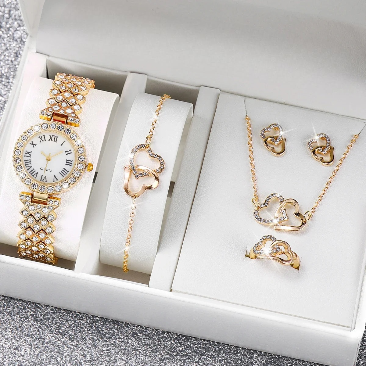 Estuche de 5 Joyas Corazón