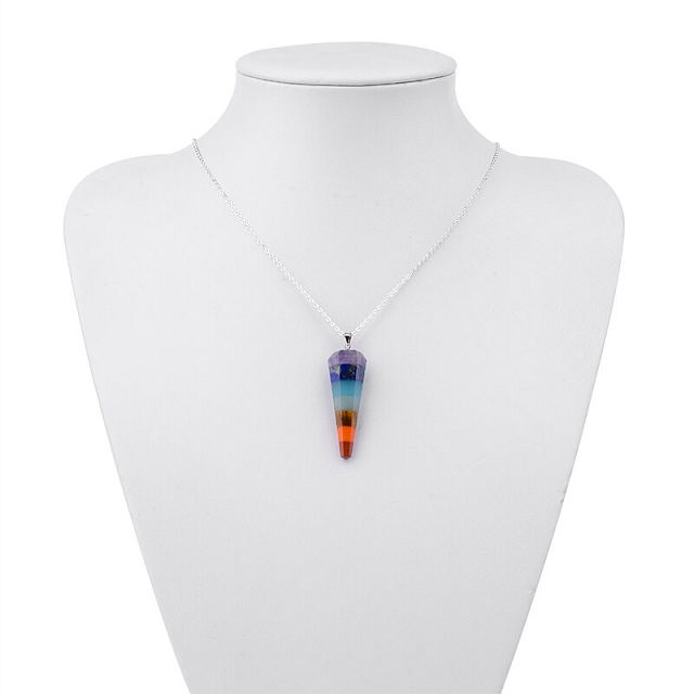 Collar 7 Chakras con Piedra Natural