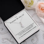 Collar "A la Mujer de Mi Vida" San Valentín Amor Pareja 