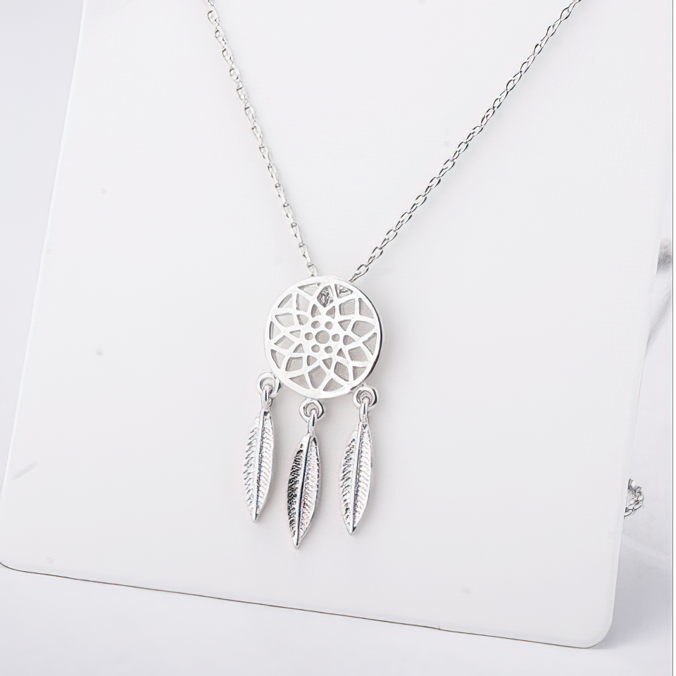 Collar Atrapasueños de plata