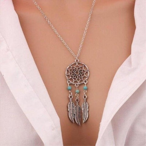Collar Atrapasueños Oro plata