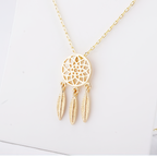 Collar Atrapasueños de oro