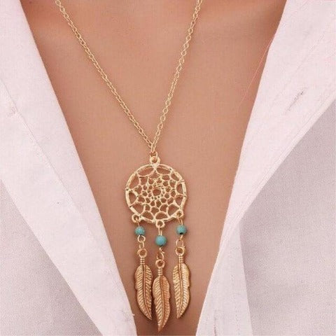 Collar Atrapasueños Oro