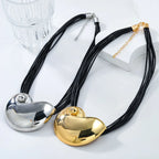 Collar con Gran Colgante de Concha de Caracol en oro