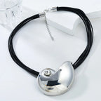 Collar con Gran Colgante de Concha de Caracol en plata