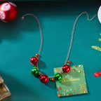 Collar con Colgante de Bolas de Navidad