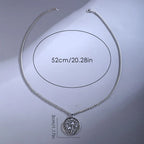 Collar con colgante de hongos