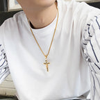 Collar con Colgante Cruz de Jesús A