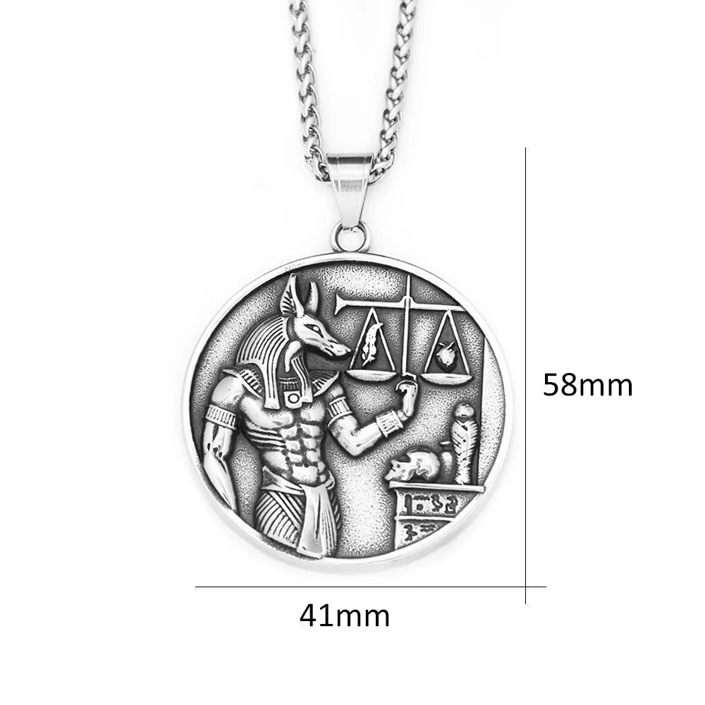 Collar con Colgante de Anubis