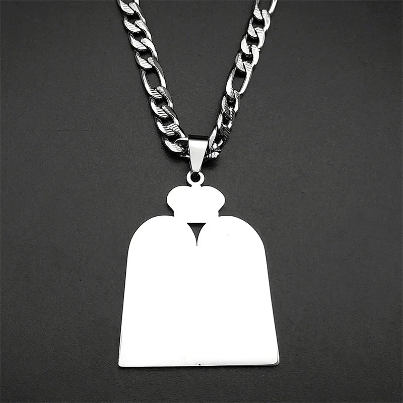 Collar con colgante de oraciones judías los 10 mandamientos de la Torá