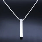 Collar con colgante de protección Mesuzá y letras hebreas judío
