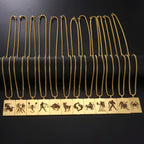 Collar con Colgante Elegante Signo del Zodiaco Astrológico