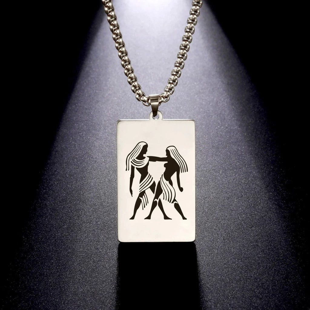 Collar con Colgante Elegante Signo del Zodiaco Astrológico