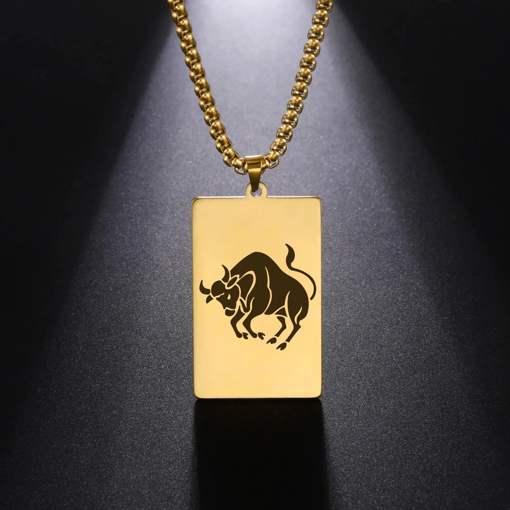 Collar con Colgante Elegante Signo del Zodiaco Astrológico