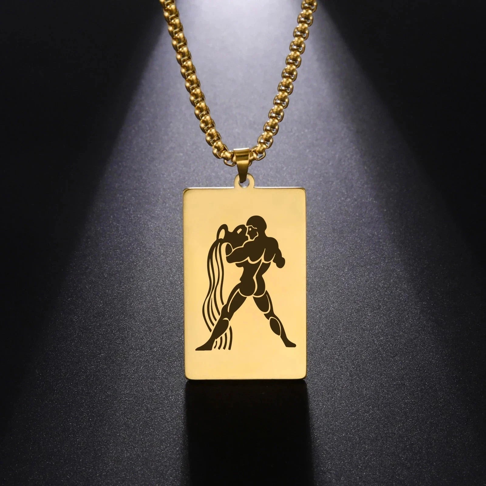 Collar con Colgante Elegante Signo del Zodiaco Astrológico