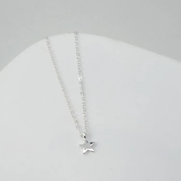 Collar con Colgante Estrella plata