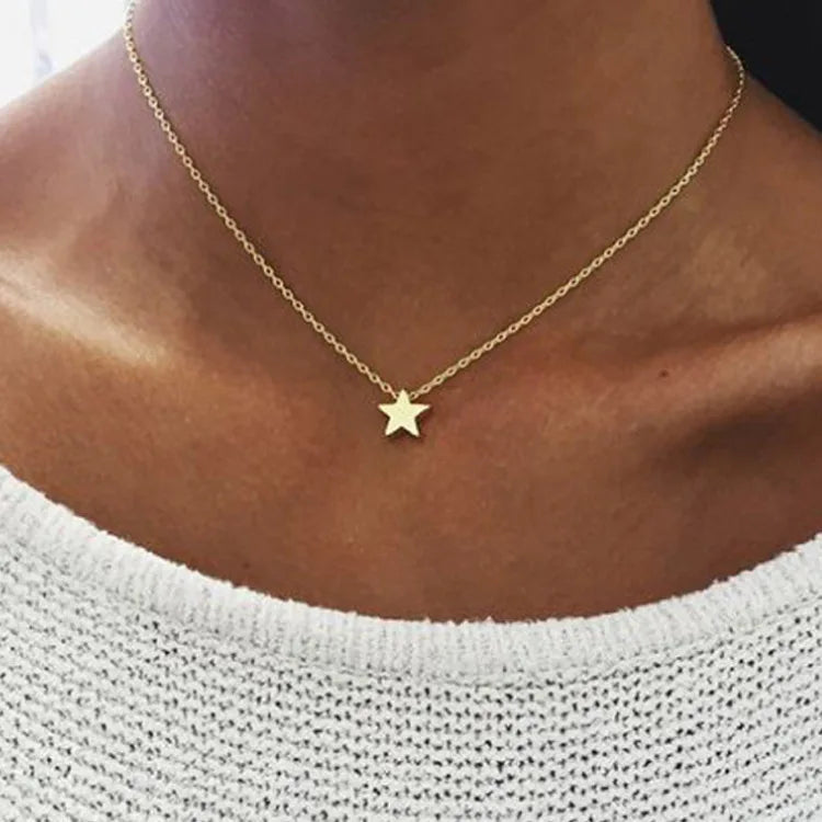 Collar con Colgante Estrella oro
