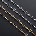 Collar con Colgante de Estrella de Astrología para Hombre o Mujer oro