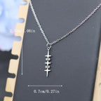 Collar con Colgante de Estrella para Hombre en plata