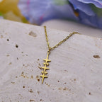Collar con Colgante de Estrella para Hombre en oro