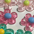 Collar con Colgante de Flor Colorida