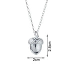 Collar con Colgante de Borla con Corazón