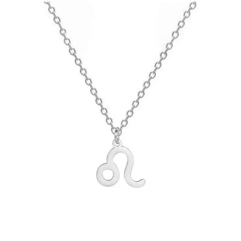 Collar con Colgante Dorado Signo del Zodiaco