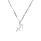 Collar con Colgante Dorado Signo del Zodiaco